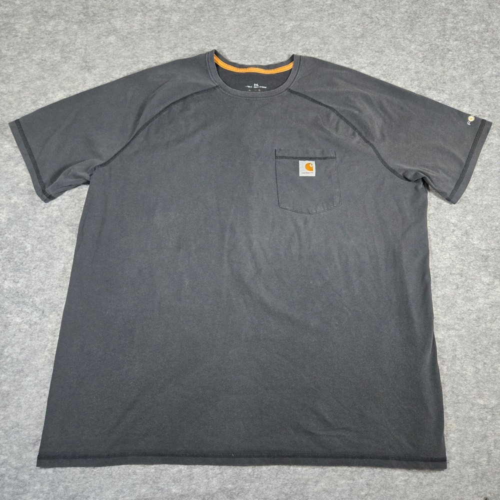 Carhartt Mens Gray Force Relaxed Fit Pocket T-Shirt 2XL